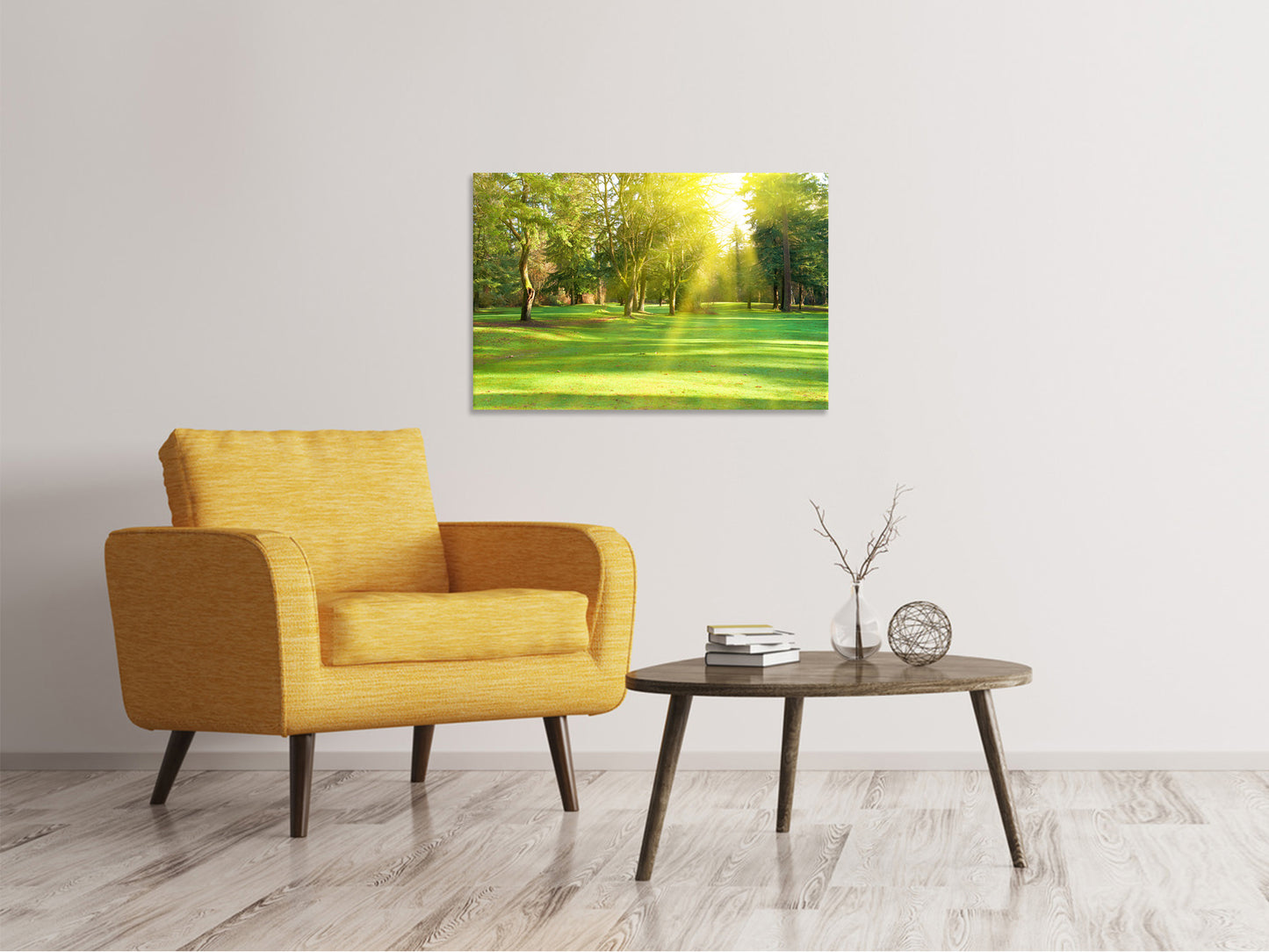 Leinwandbild Im Park