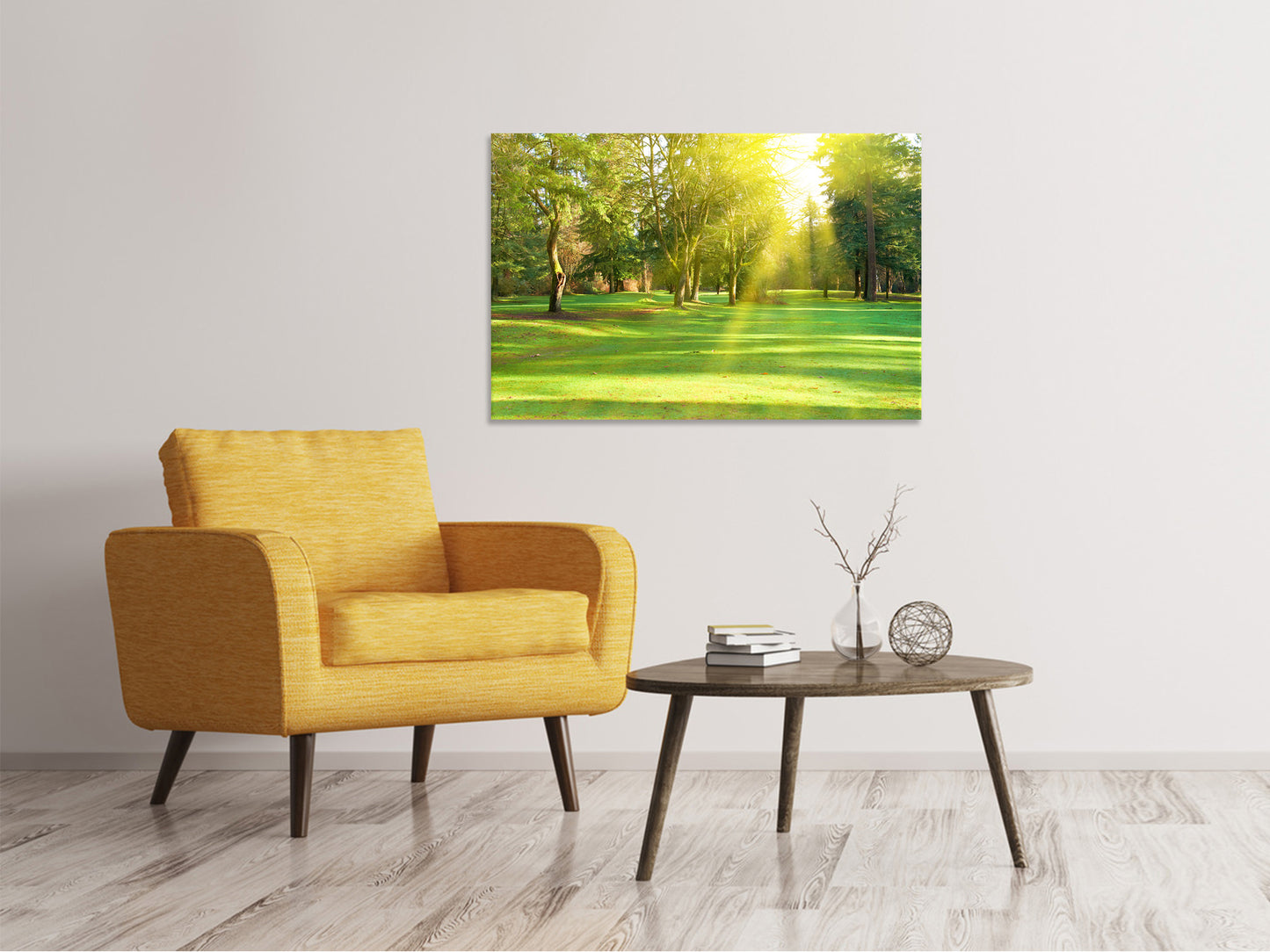 Leinwandbild Im Park