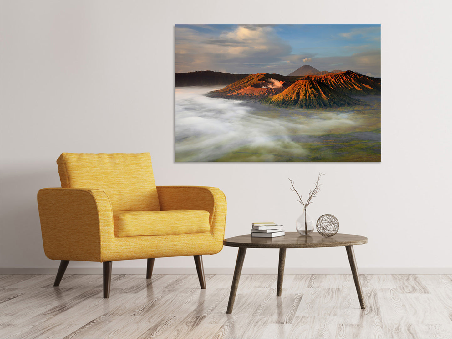 Leinwandbild Der Bromo Vulkan