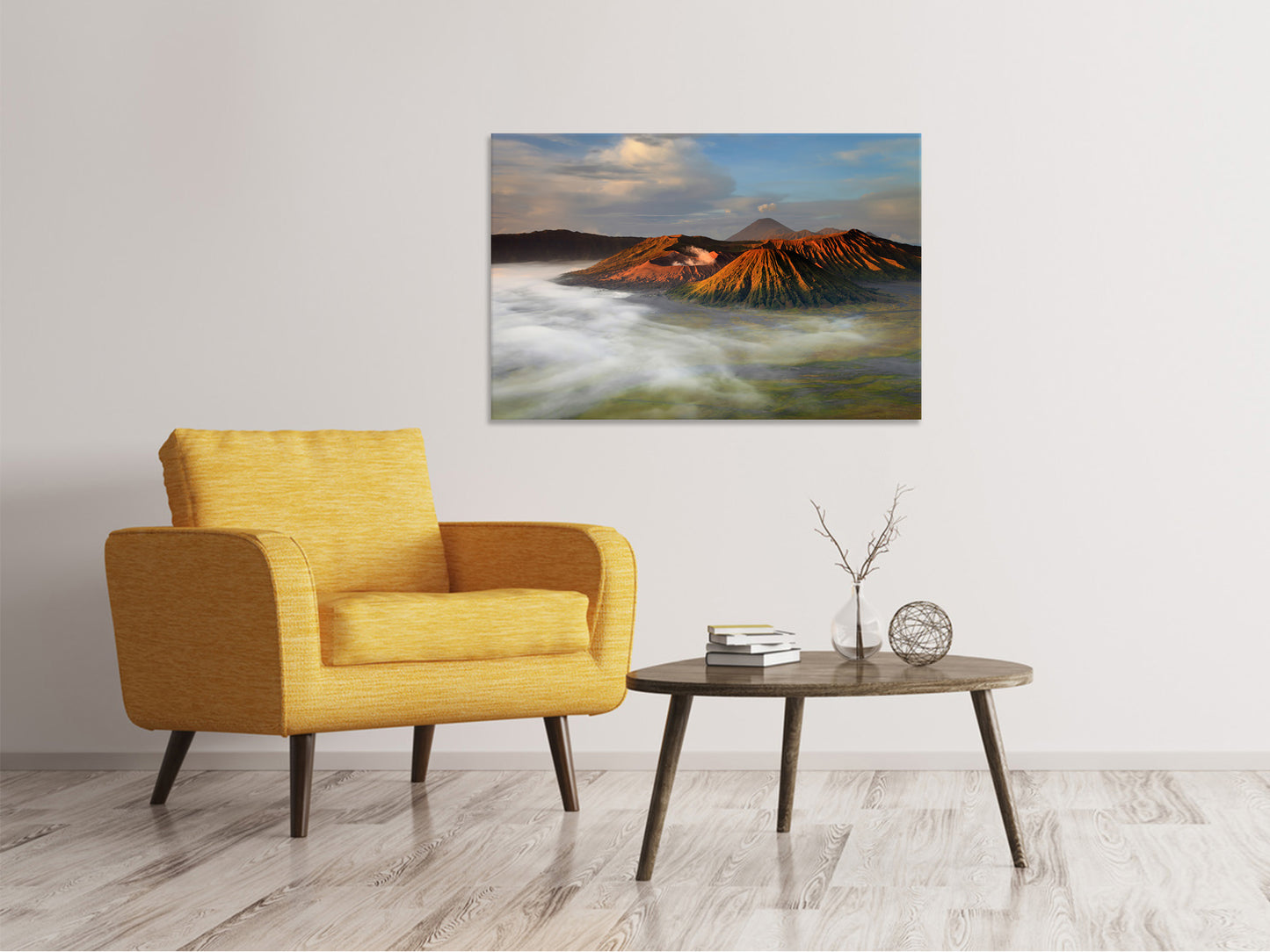 Leinwandbild Der Bromo Vulkan