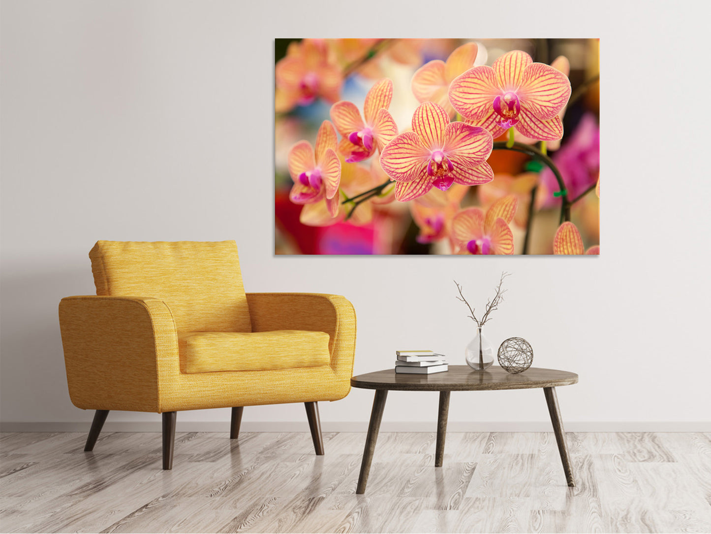 Leinwandbild Exotische Orchideen