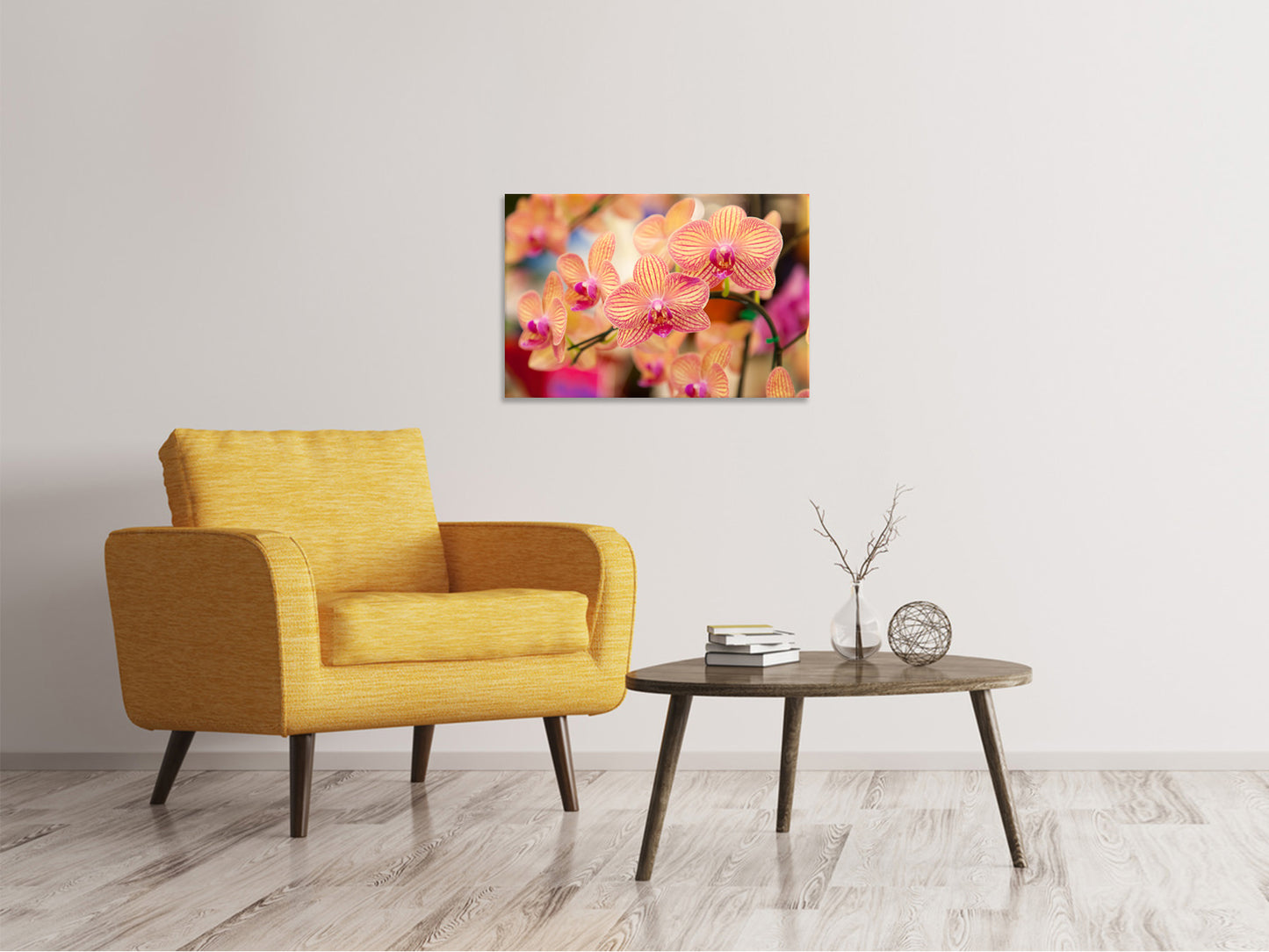 Leinwandbild Exotische Orchideen