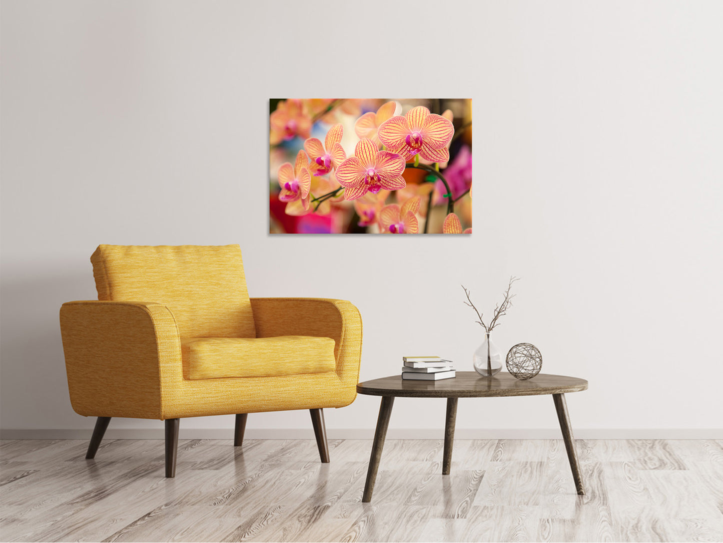 Leinwandbild Exotische Orchideen