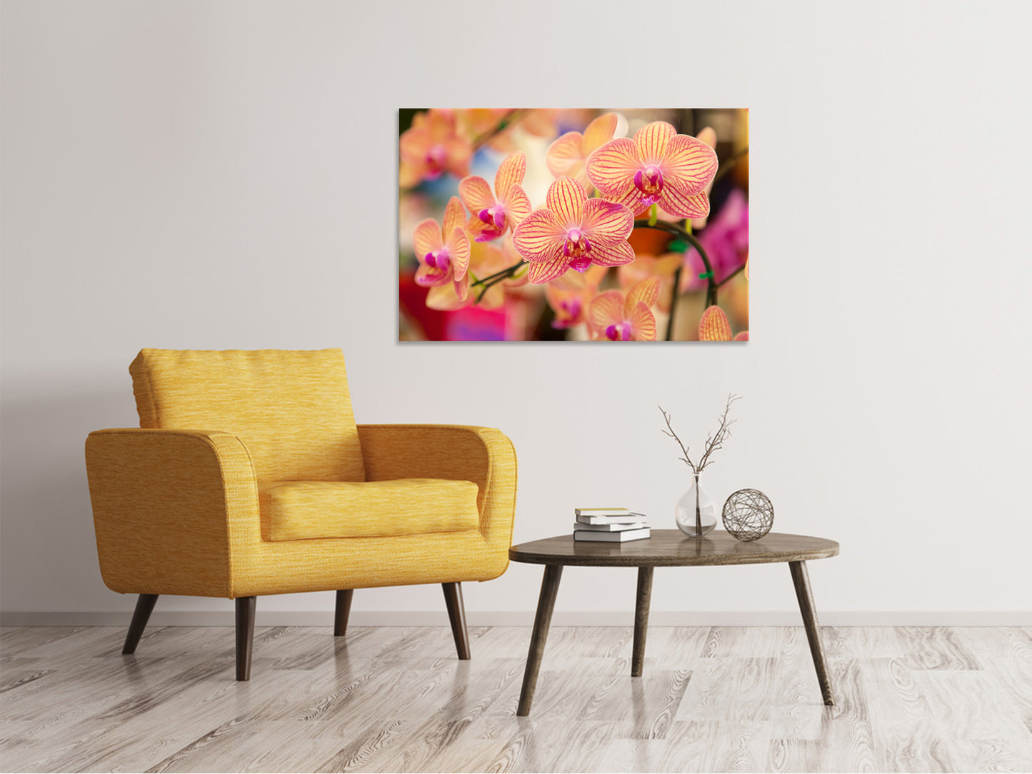 Leinwandbild Exotische Orchideen