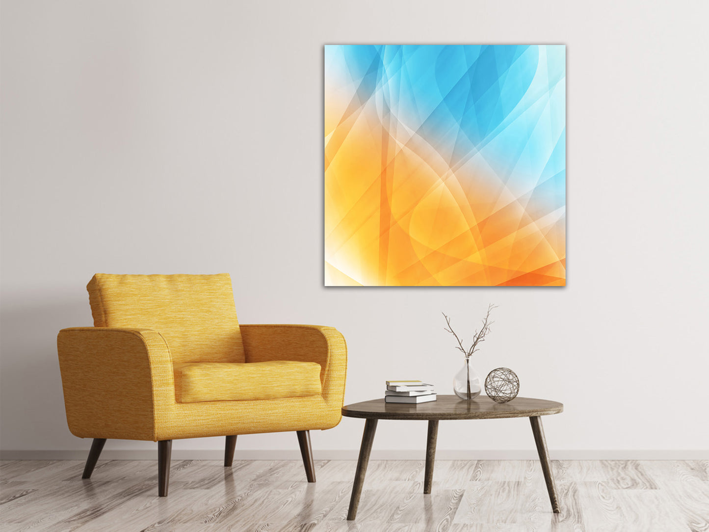 Leinwandbild Abstrakte Fliessende Farben