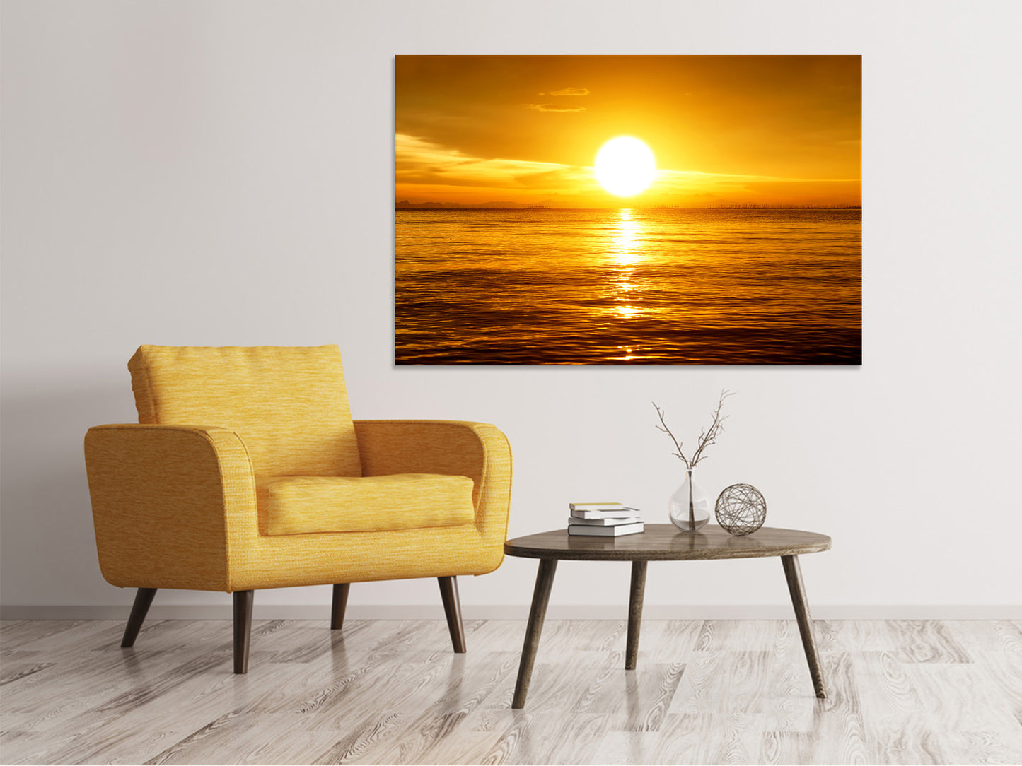 Leinwandbild Traumhafter Sonnenuntergang