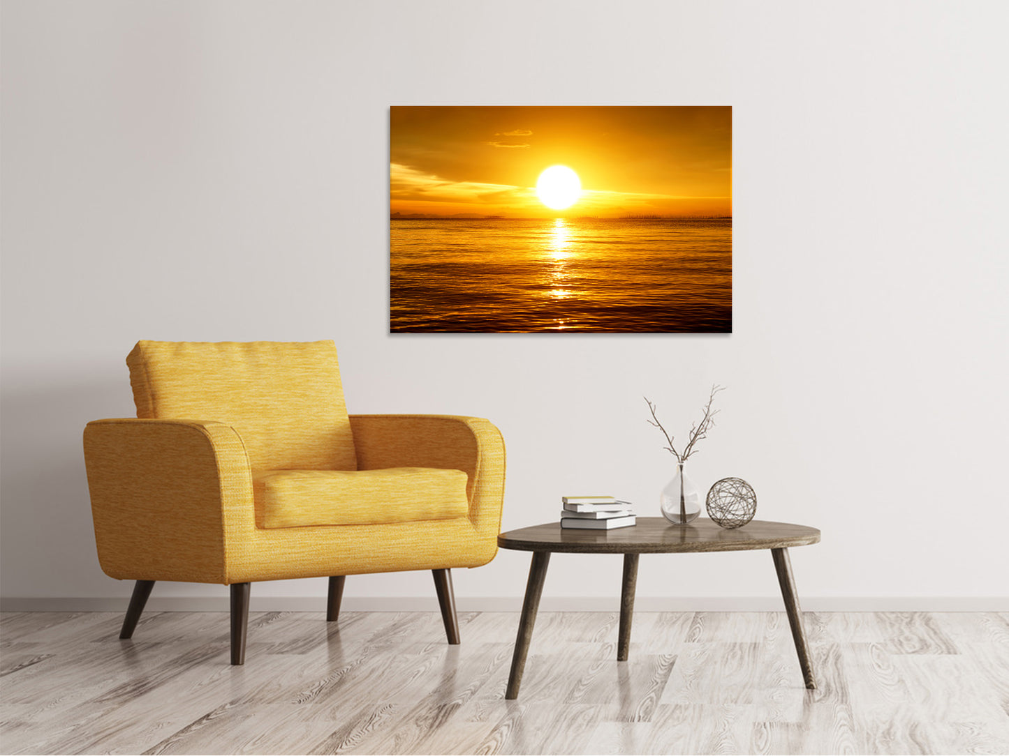 Leinwandbild Traumhafter Sonnenuntergang