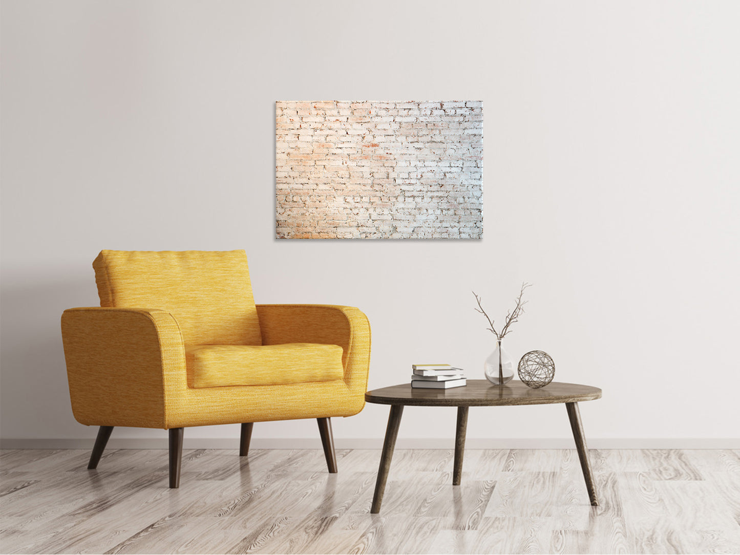 Leinwandbild Grunge Mauer