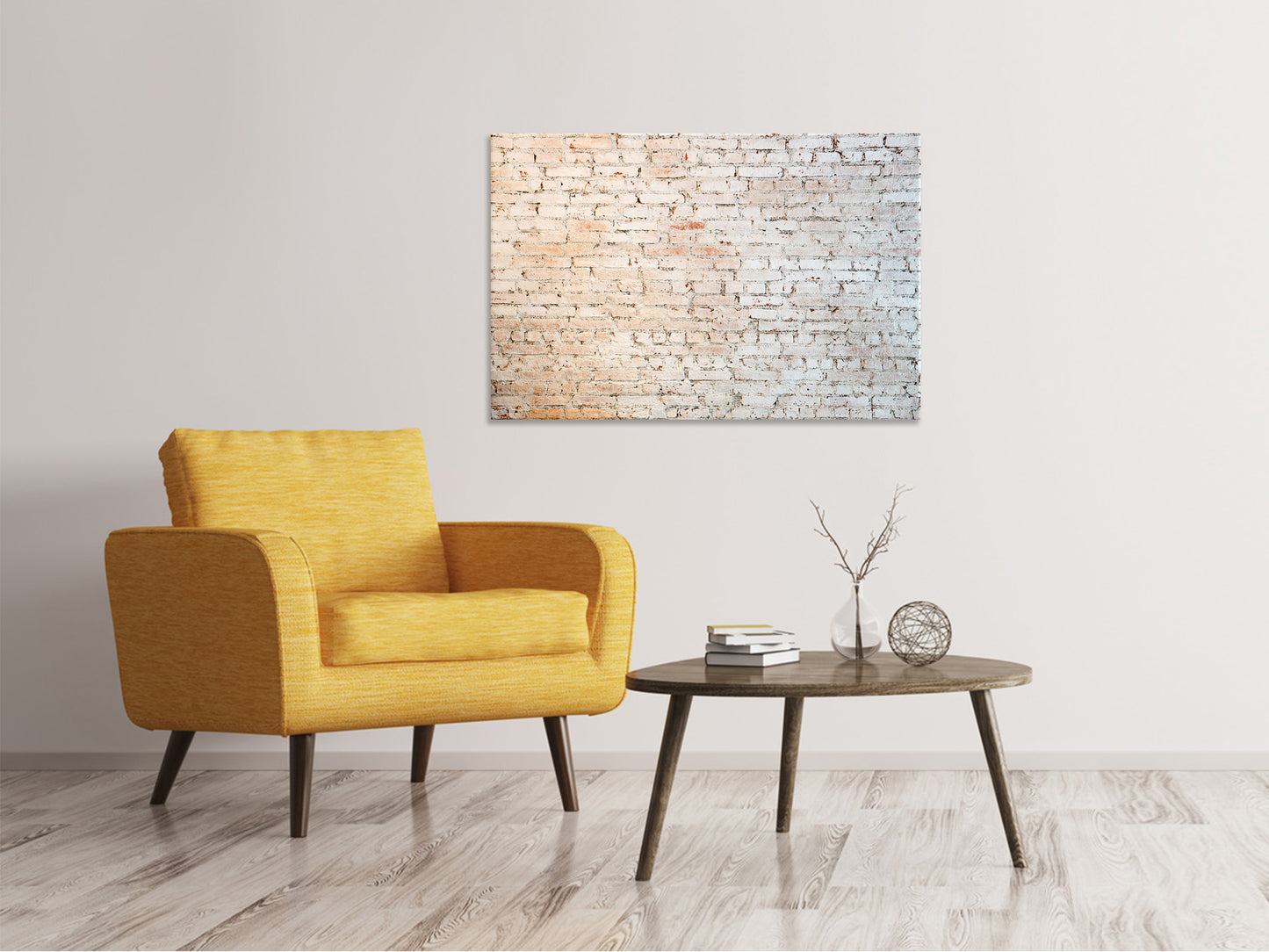 Leinwandbild Grunge Mauer