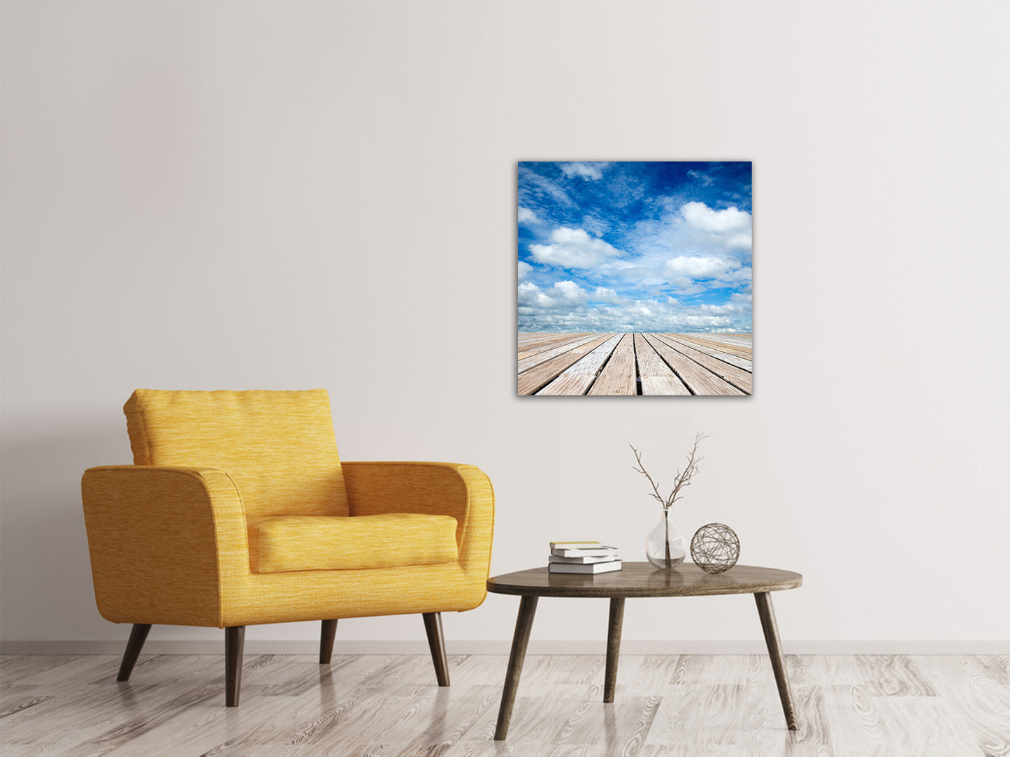 Leinwandbild Hoch über den Wolken