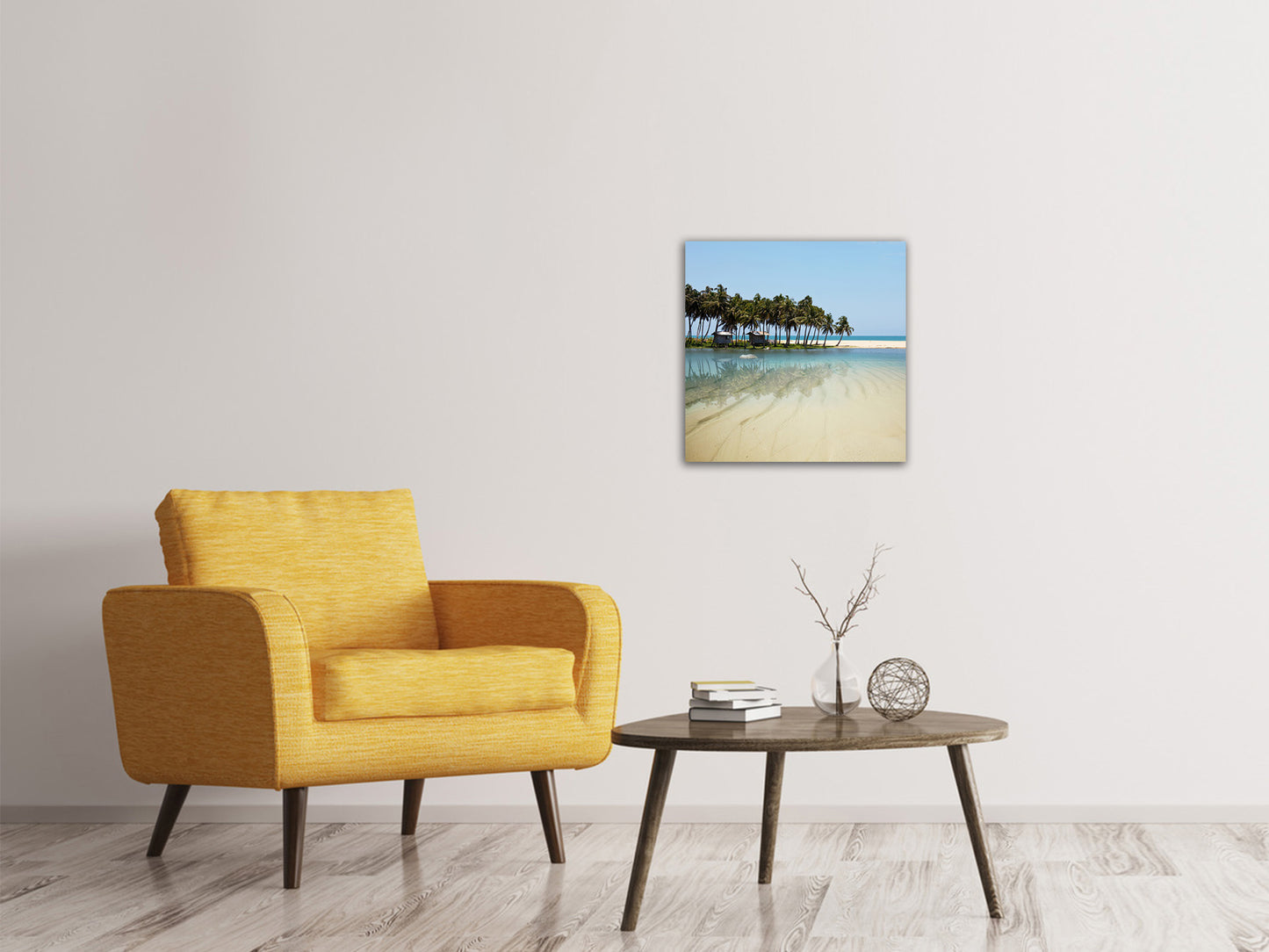 Leinwandbild Das Meer und die Insel