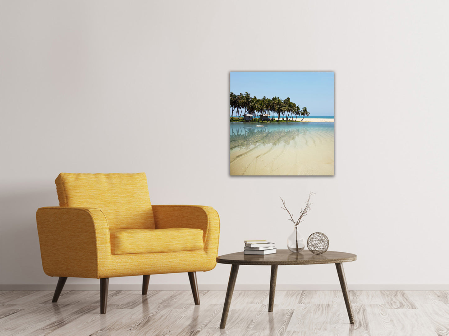 Leinwandbild Das Meer und die Insel