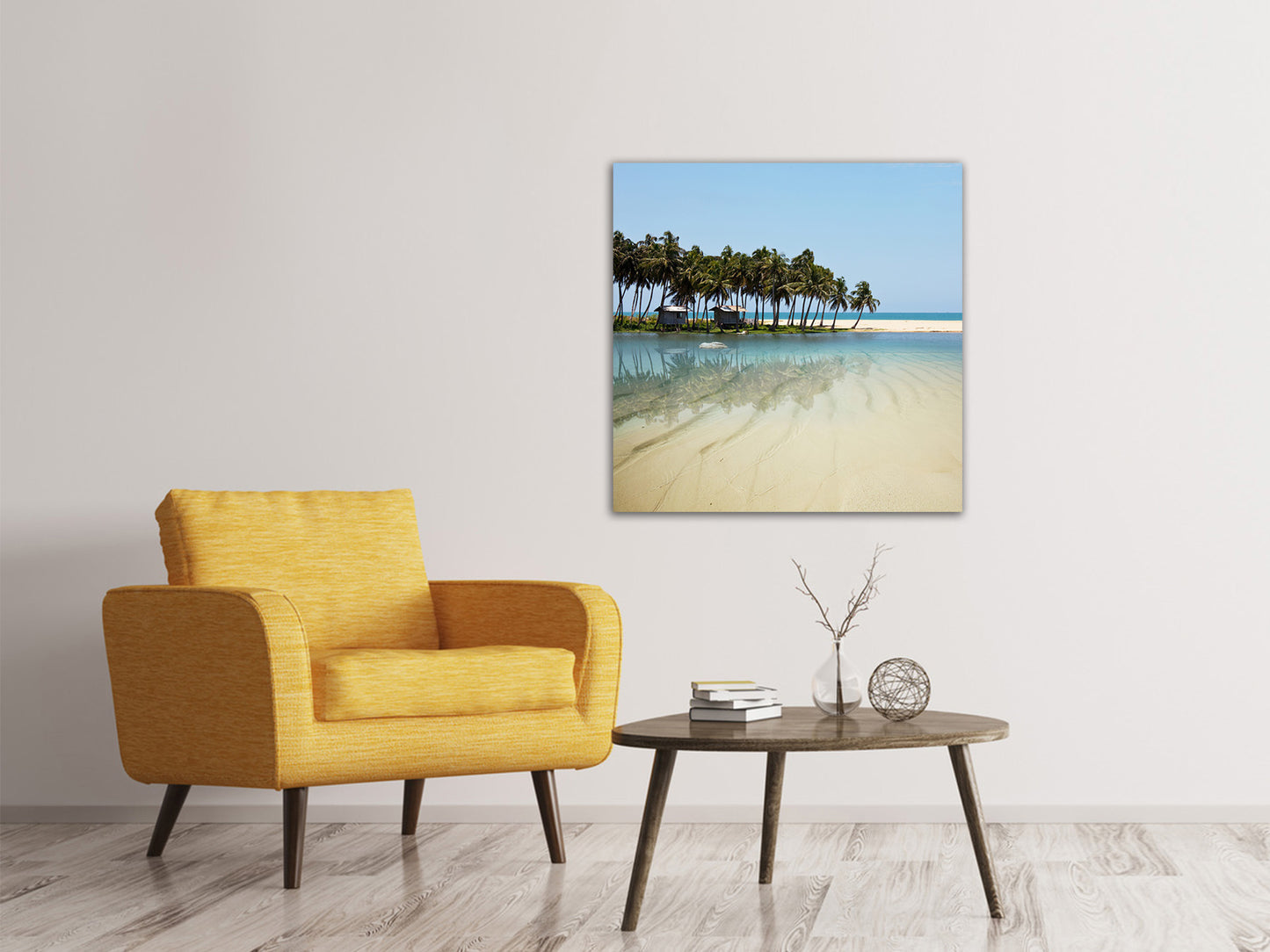 Leinwandbild Das Meer und die Insel