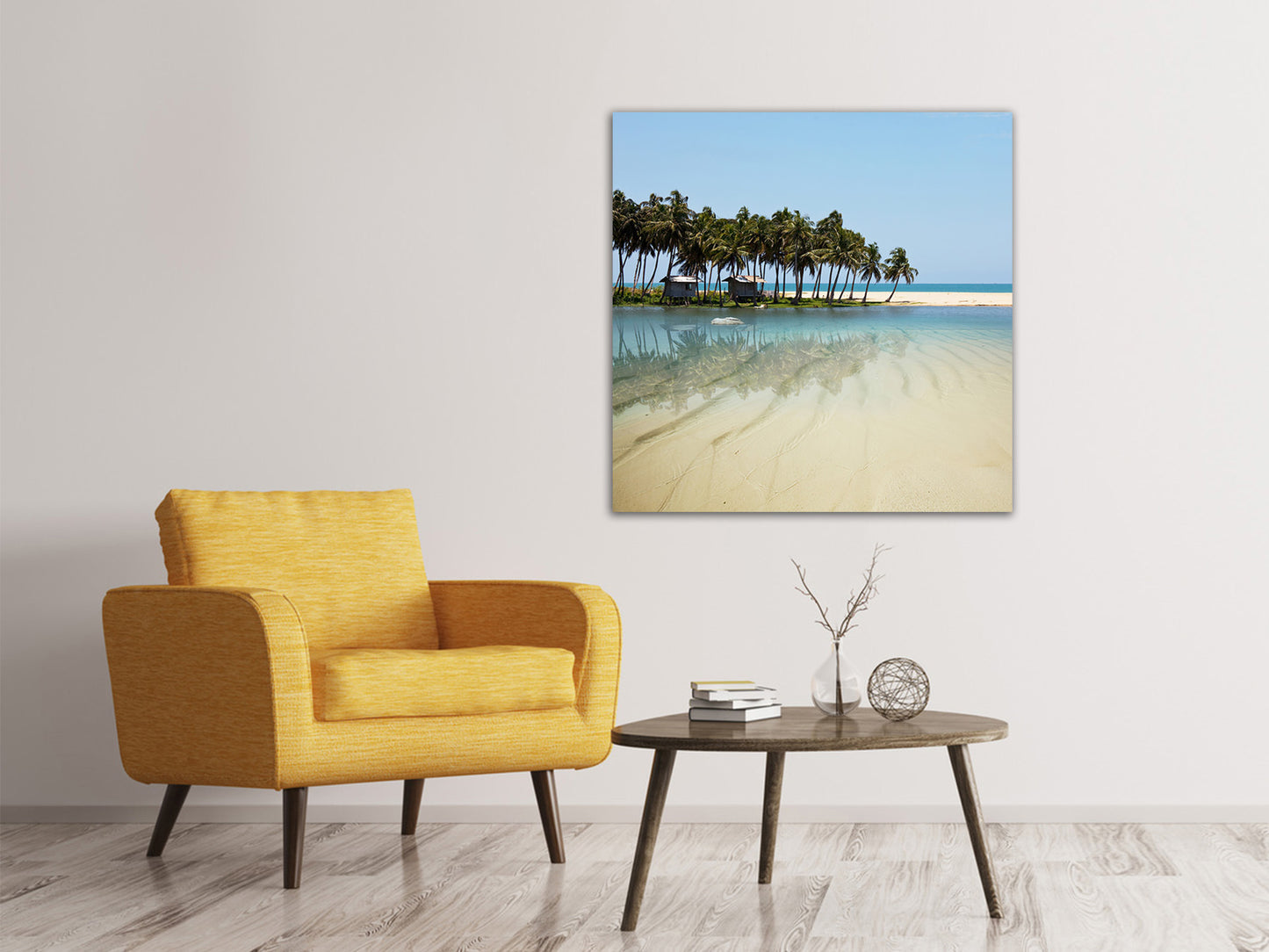 Leinwandbild Das Meer und die Insel