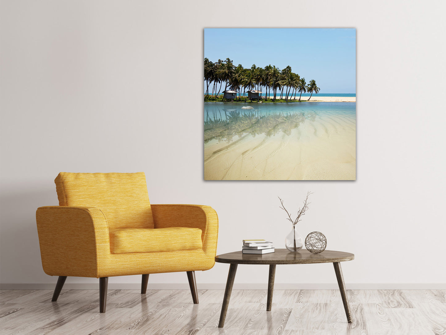 Leinwandbild Das Meer und die Insel