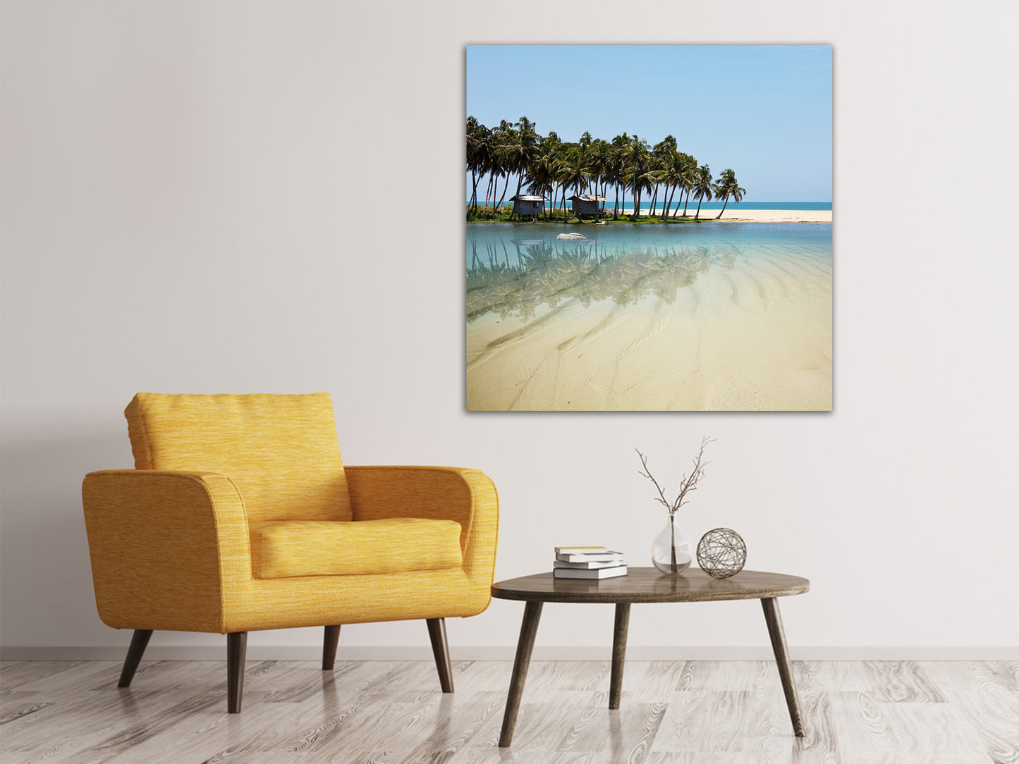 Leinwandbild Das Meer und die Insel
