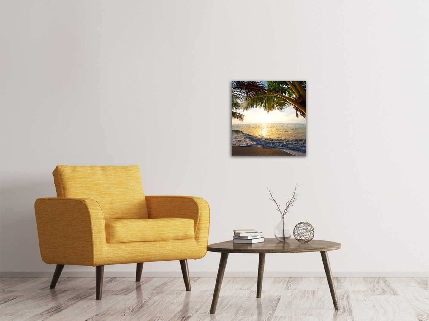 Leinwandbild Strandsicht