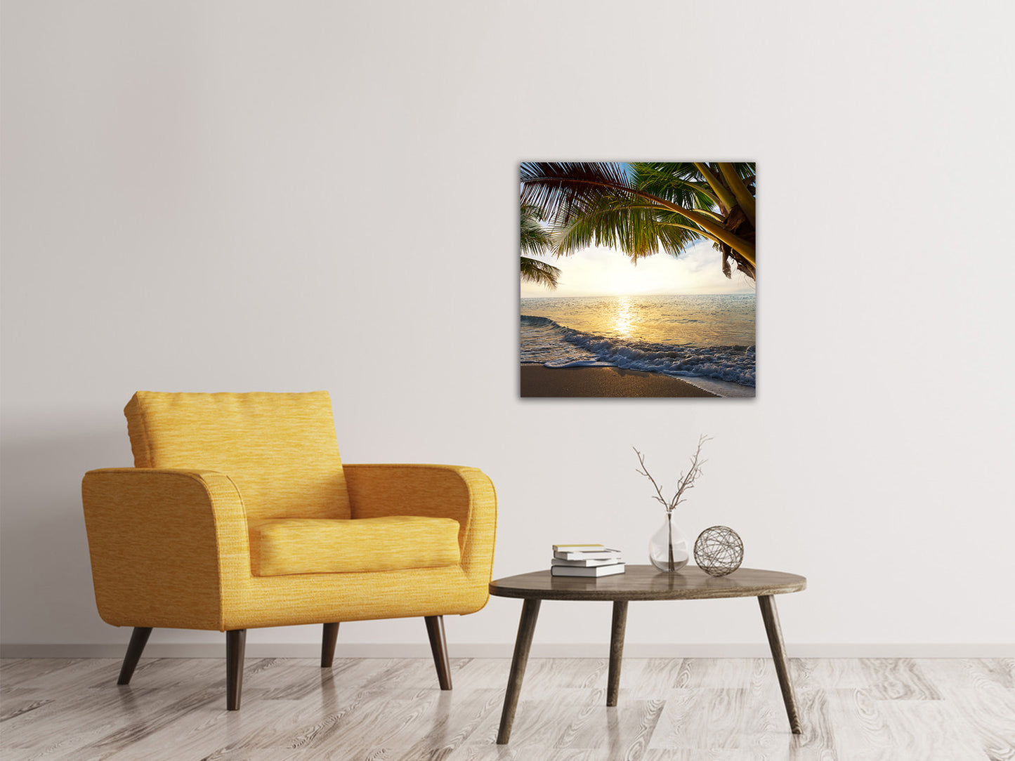 Leinwandbild Strandsicht