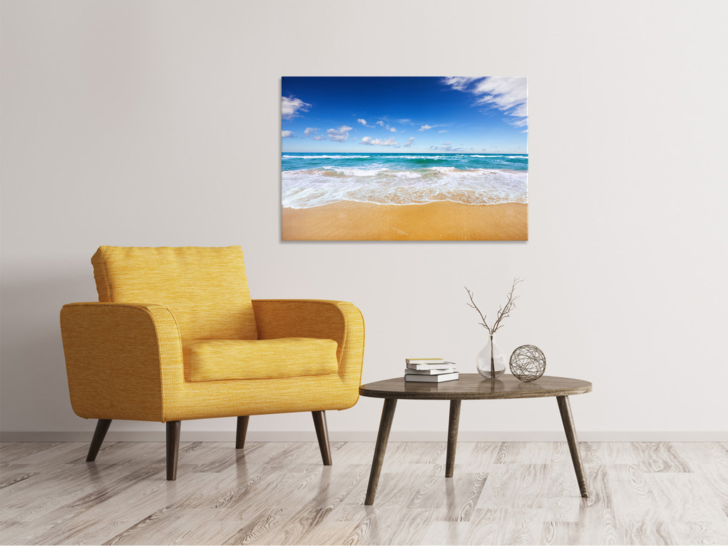 Leinwandbild Die Gezeiten und das Meer