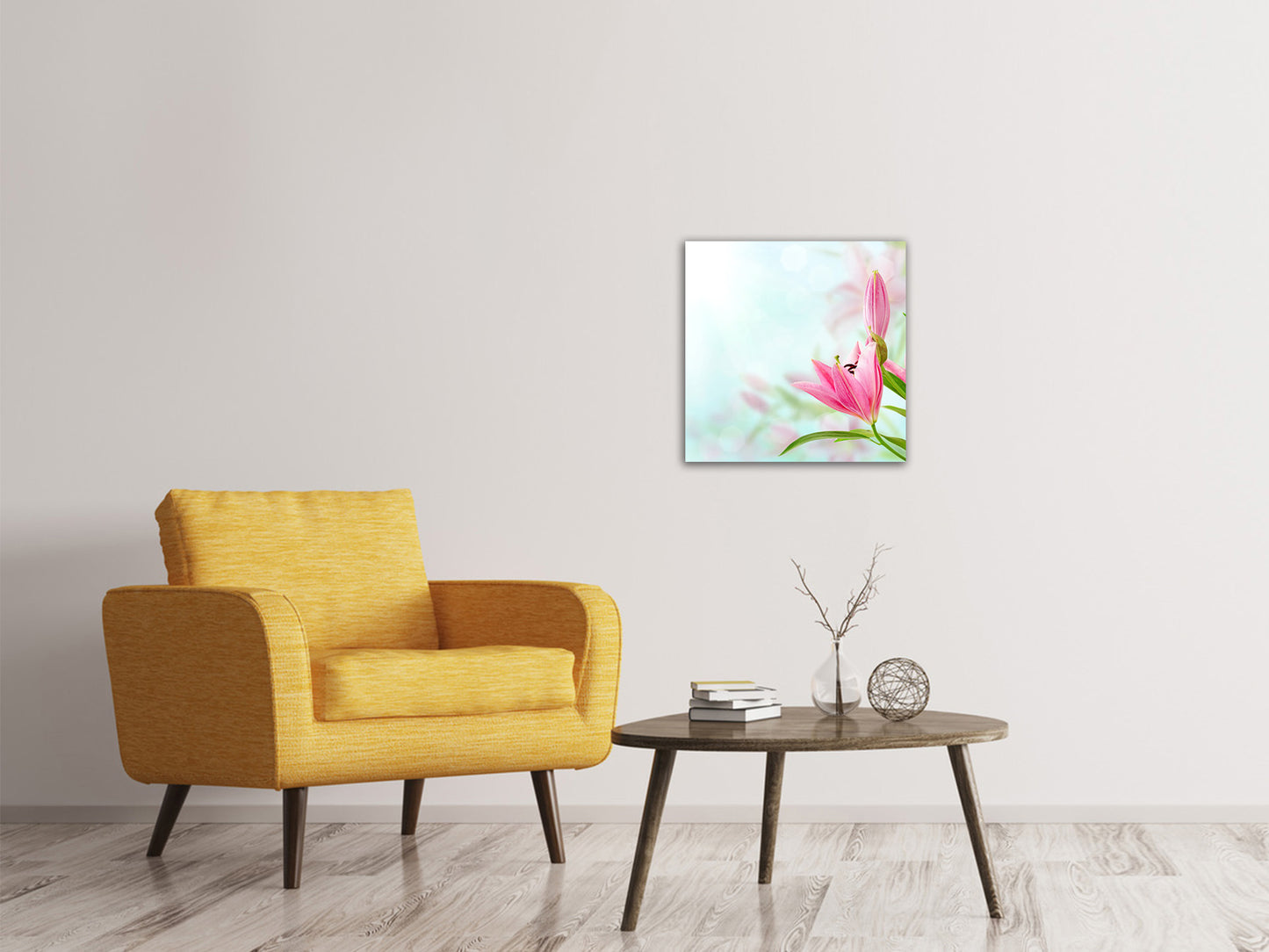Leinwandbild Romantische Lilien