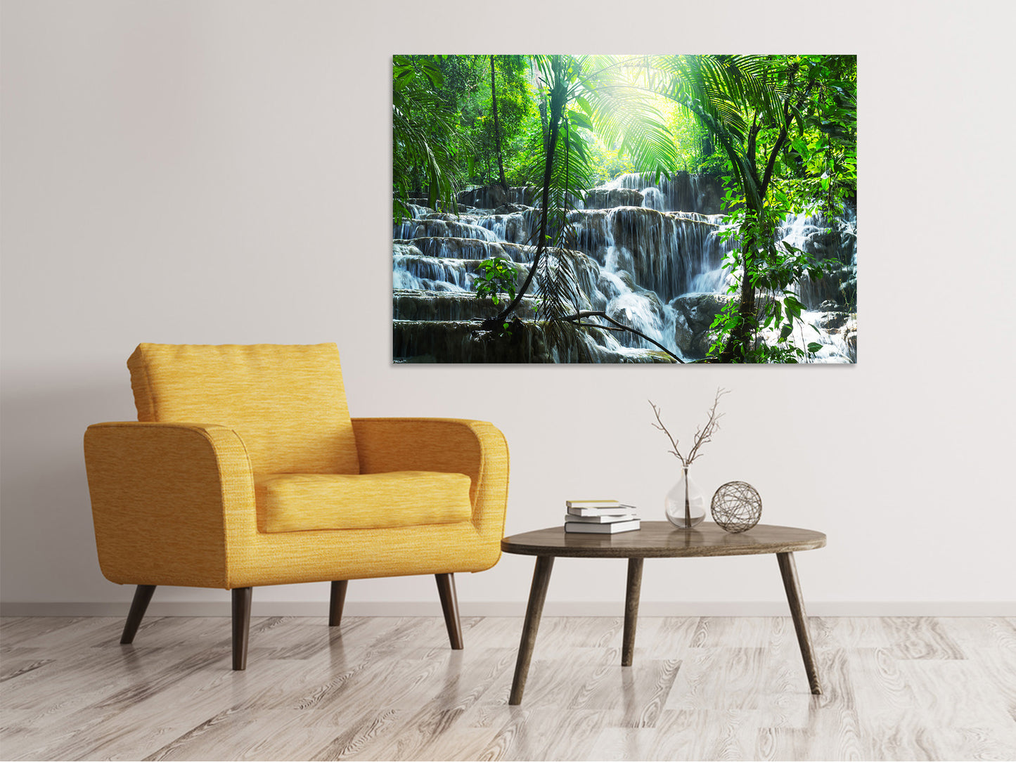 Leinwandbild Wasserfall Agua Azul