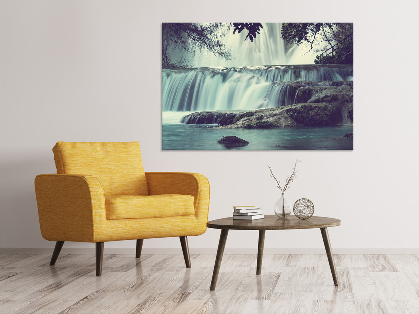Leinwandbild Wasserfall Mexiko