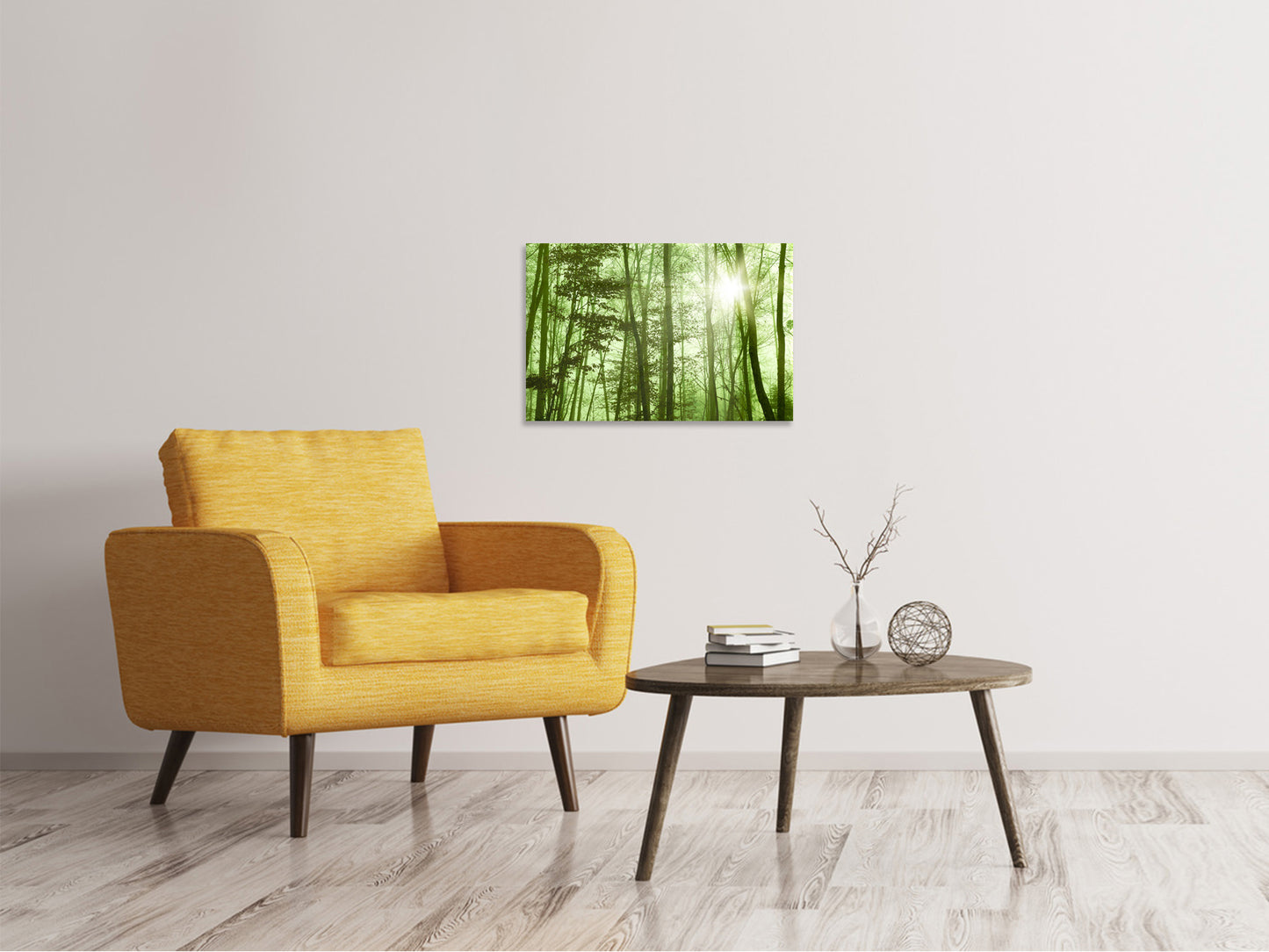 Leinwandbild Nibelungenwald
