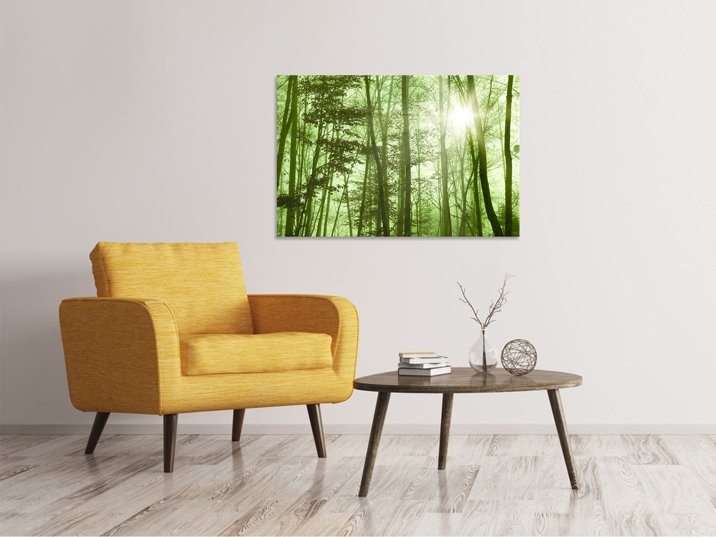 Leinwandbild Nibelungenwald