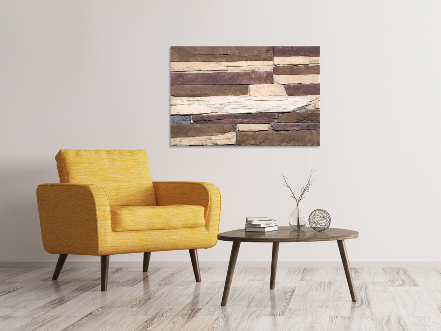 Leinwandbild Designer-Mauer