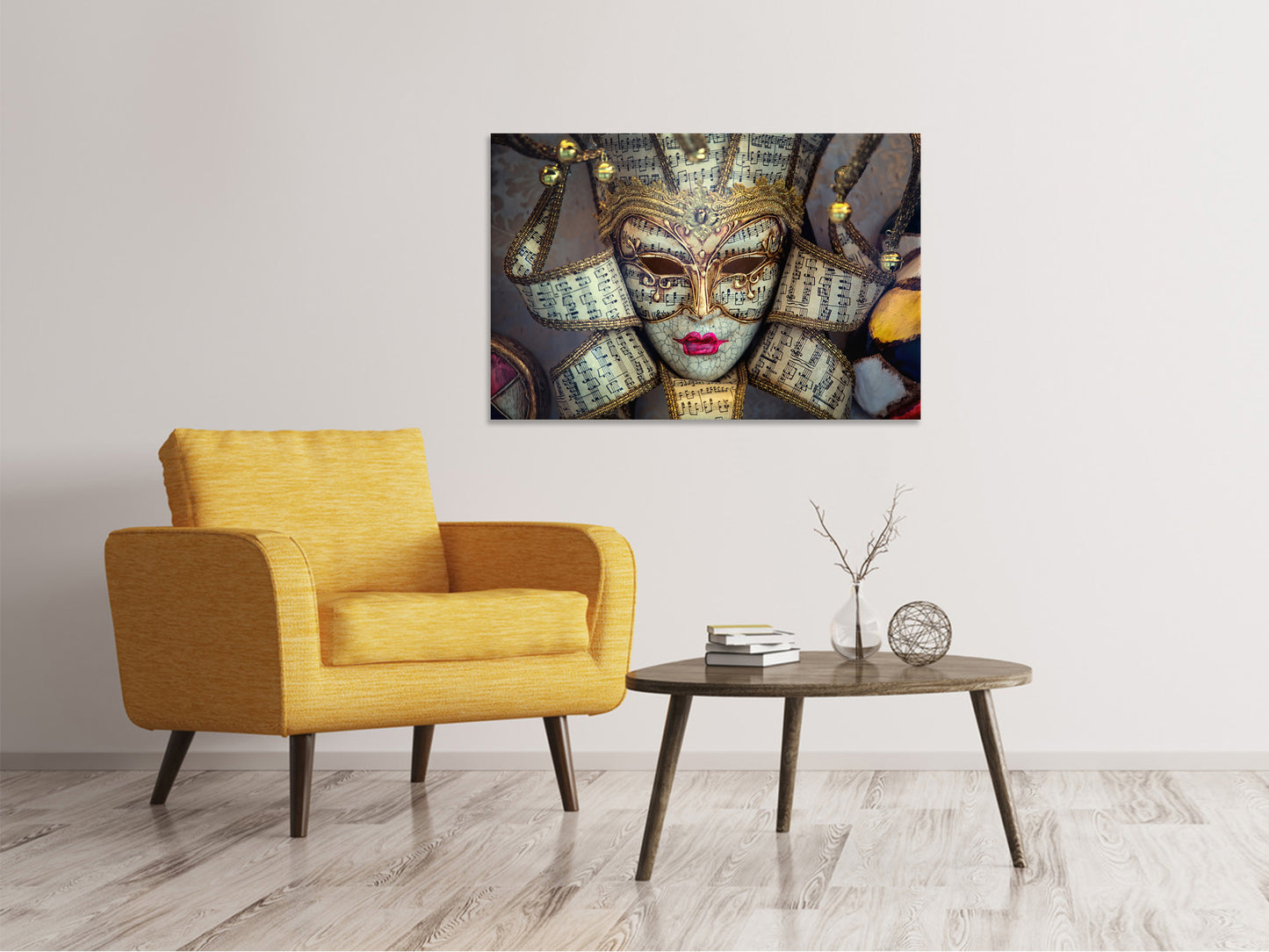Leinwandbild Venezianische Maske