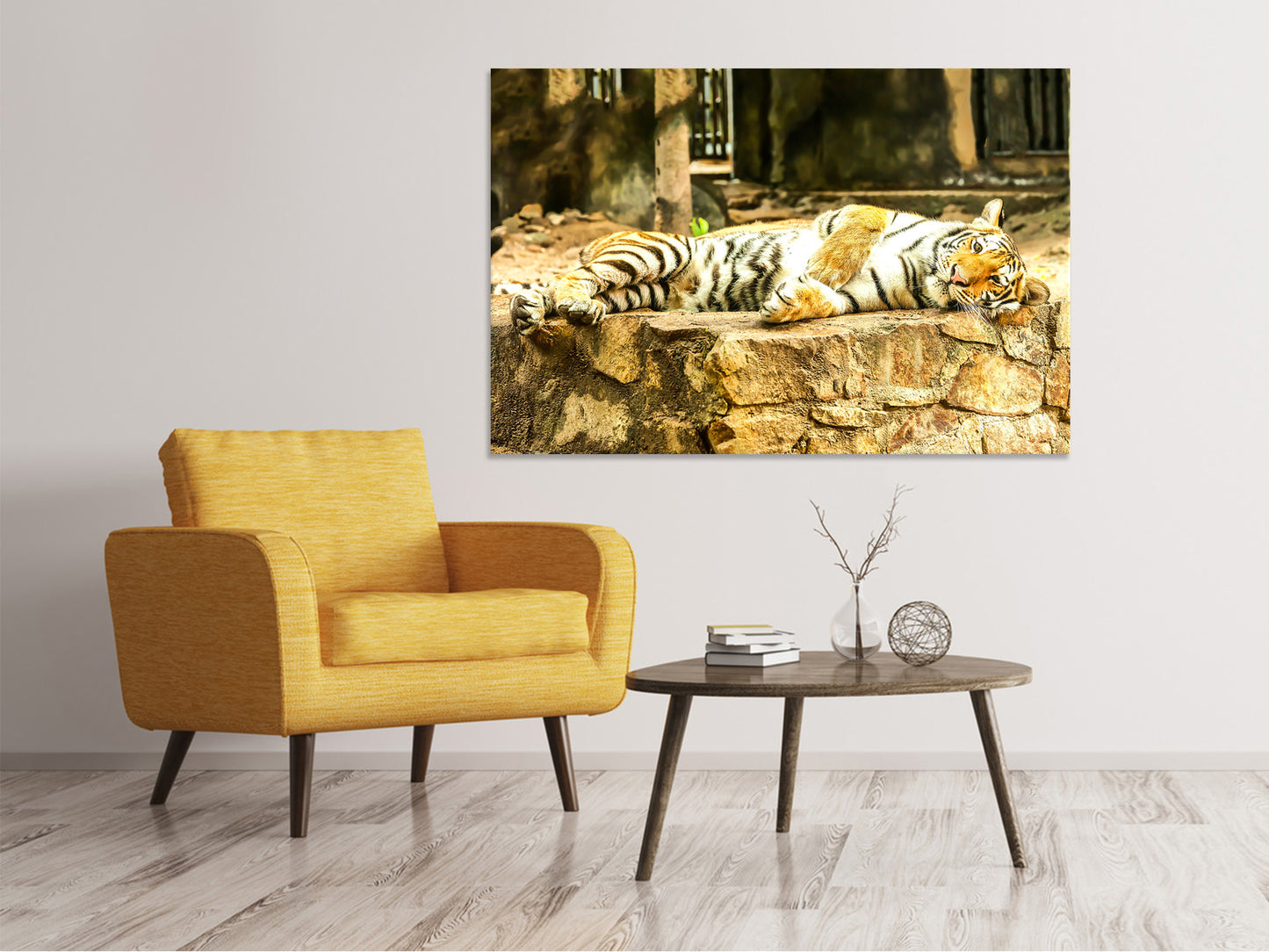 Leinwandbild Der Sibirische Tiger