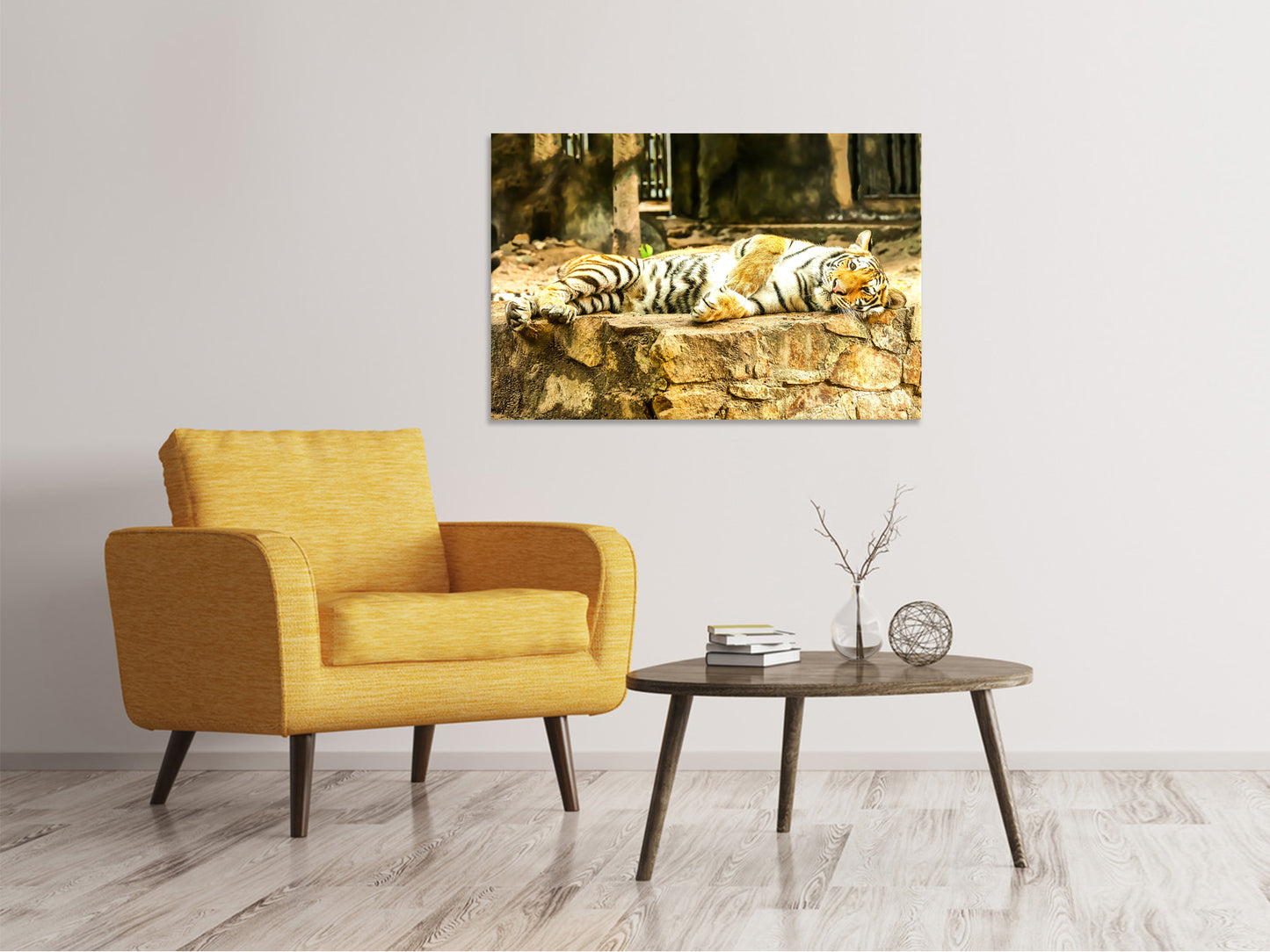 Leinwandbild Der Sibirische Tiger