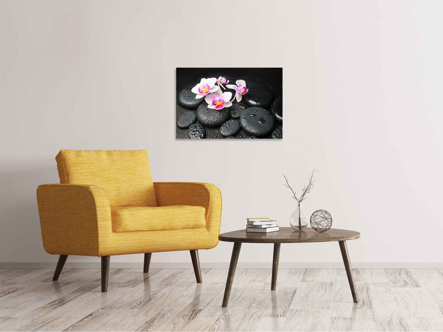 Leinwandbild Feng-Shui-Orchidee Zen