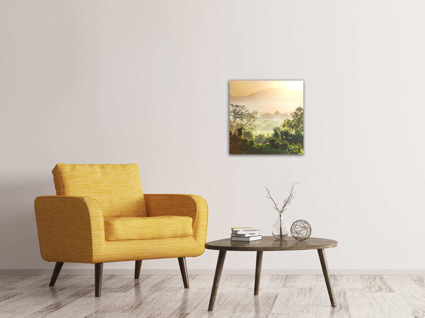 Leinwandbild Lichtspiel im Wald