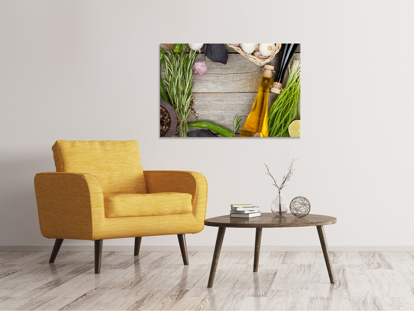 Leinwandbild Gewürze Italiano