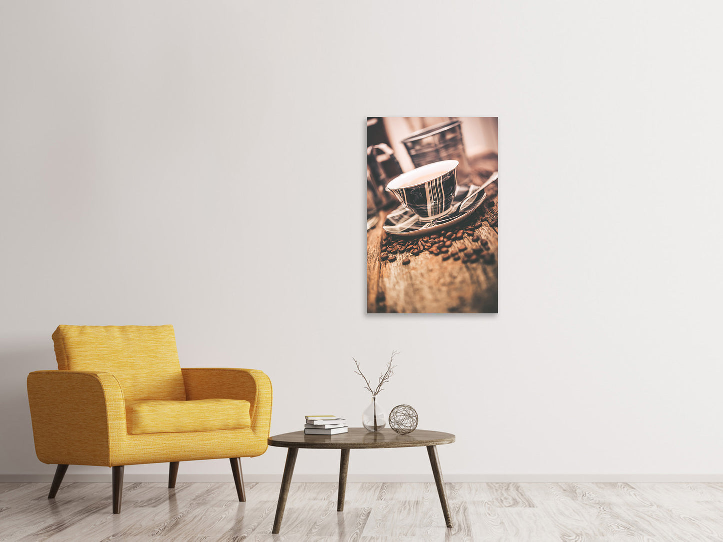Leinwandbild Die Tasse Kaffee