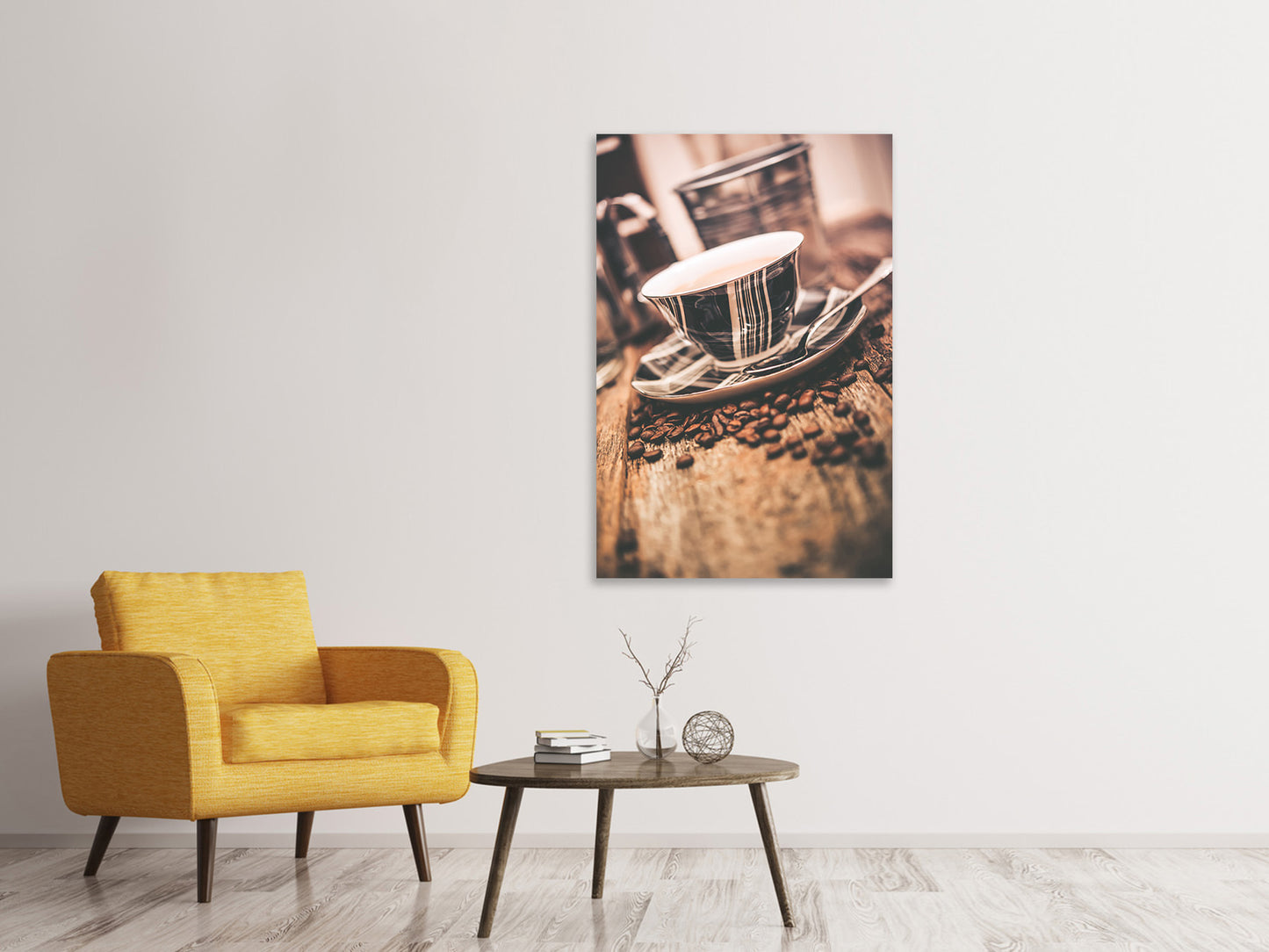 Leinwandbild Die Tasse Kaffee