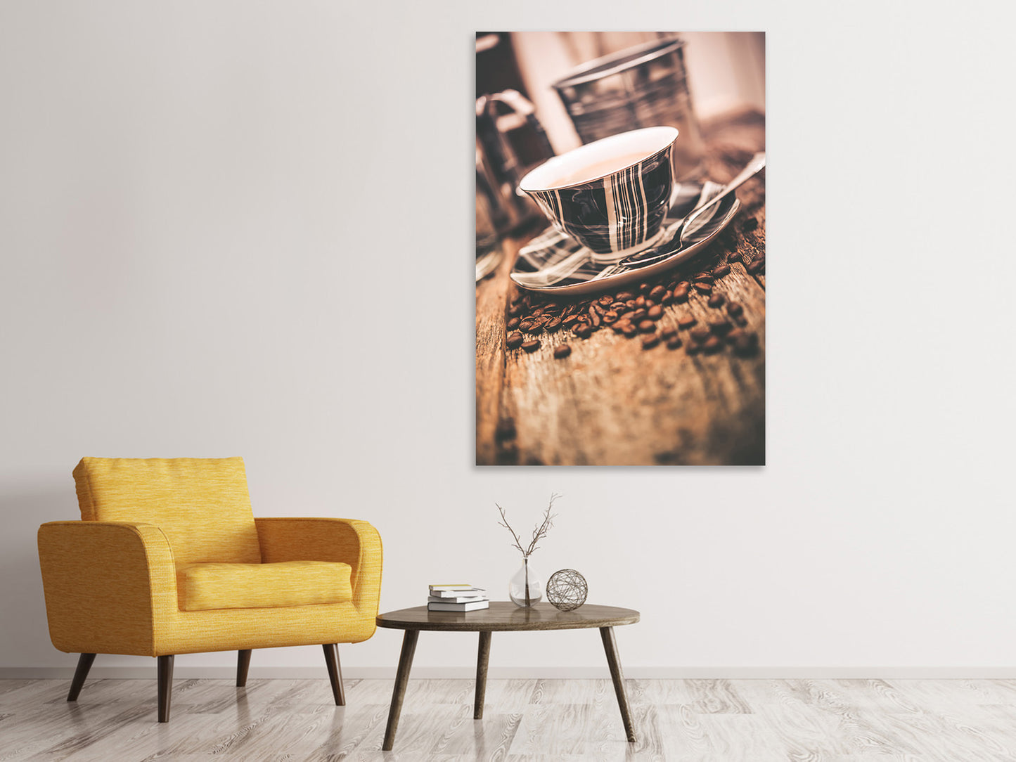 Leinwandbild Die Tasse Kaffee