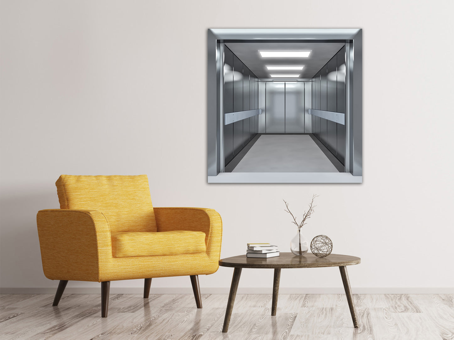 Leinwandbild Aufzug