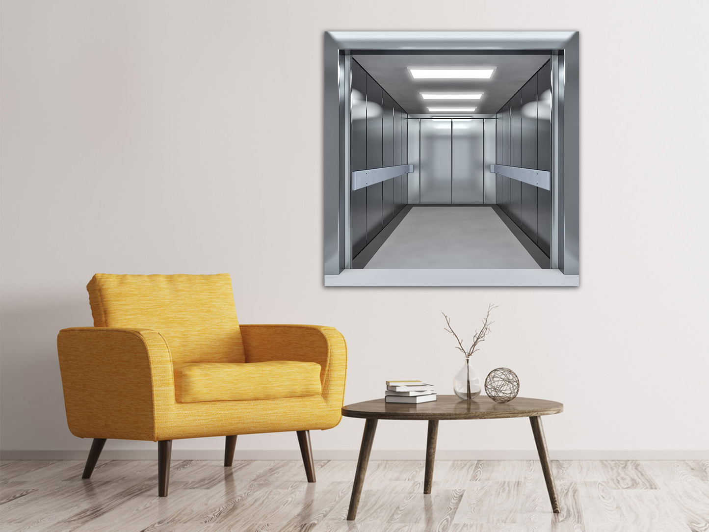 Leinwandbild Aufzug