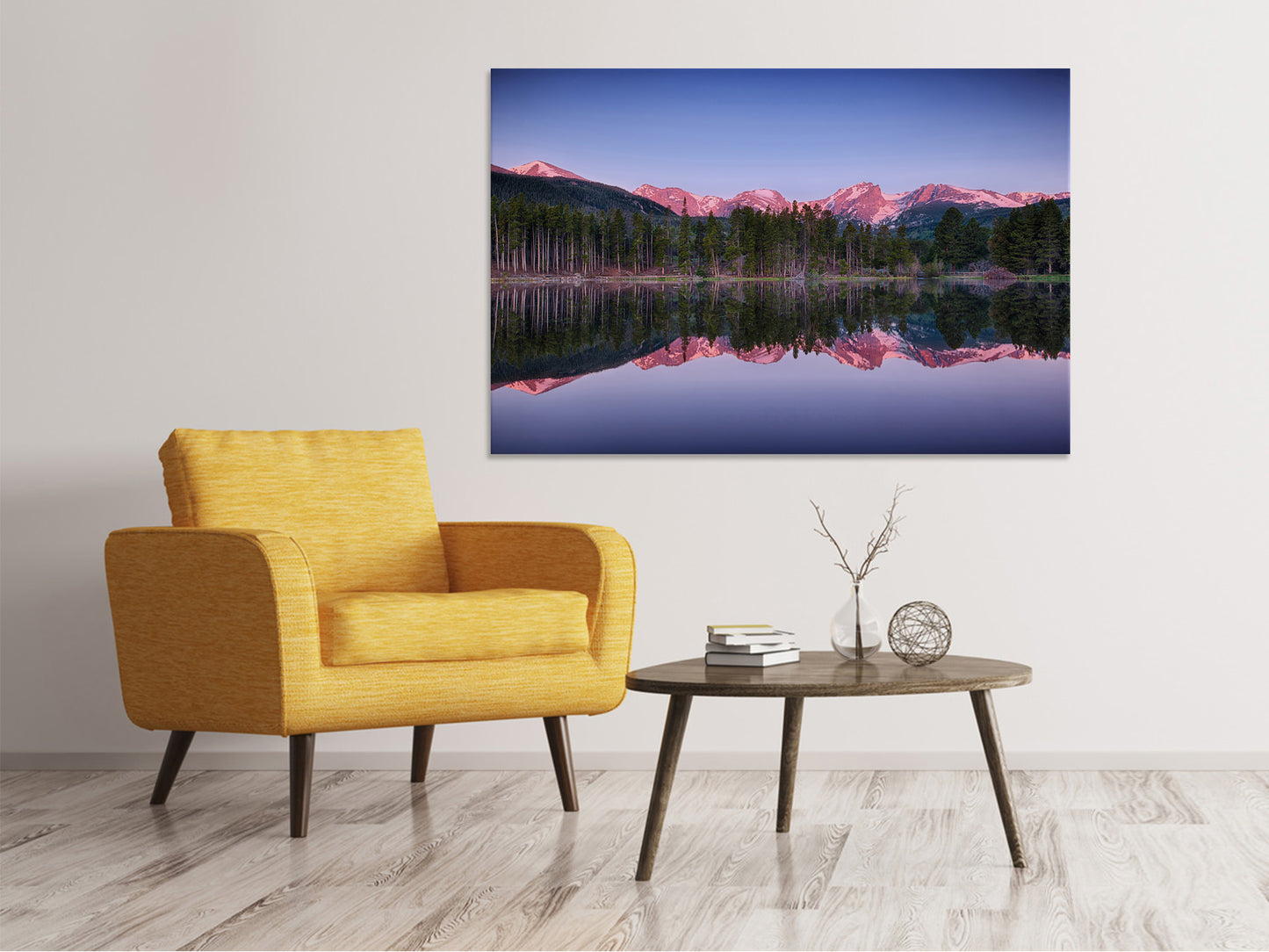 Leinwandbild Sprague Lake-Rocky Mountains