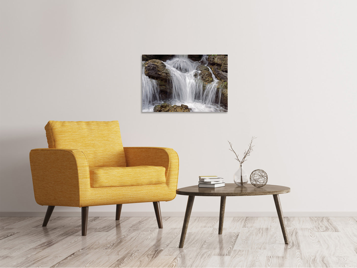 Leinwandbild Wasserfall XXL
