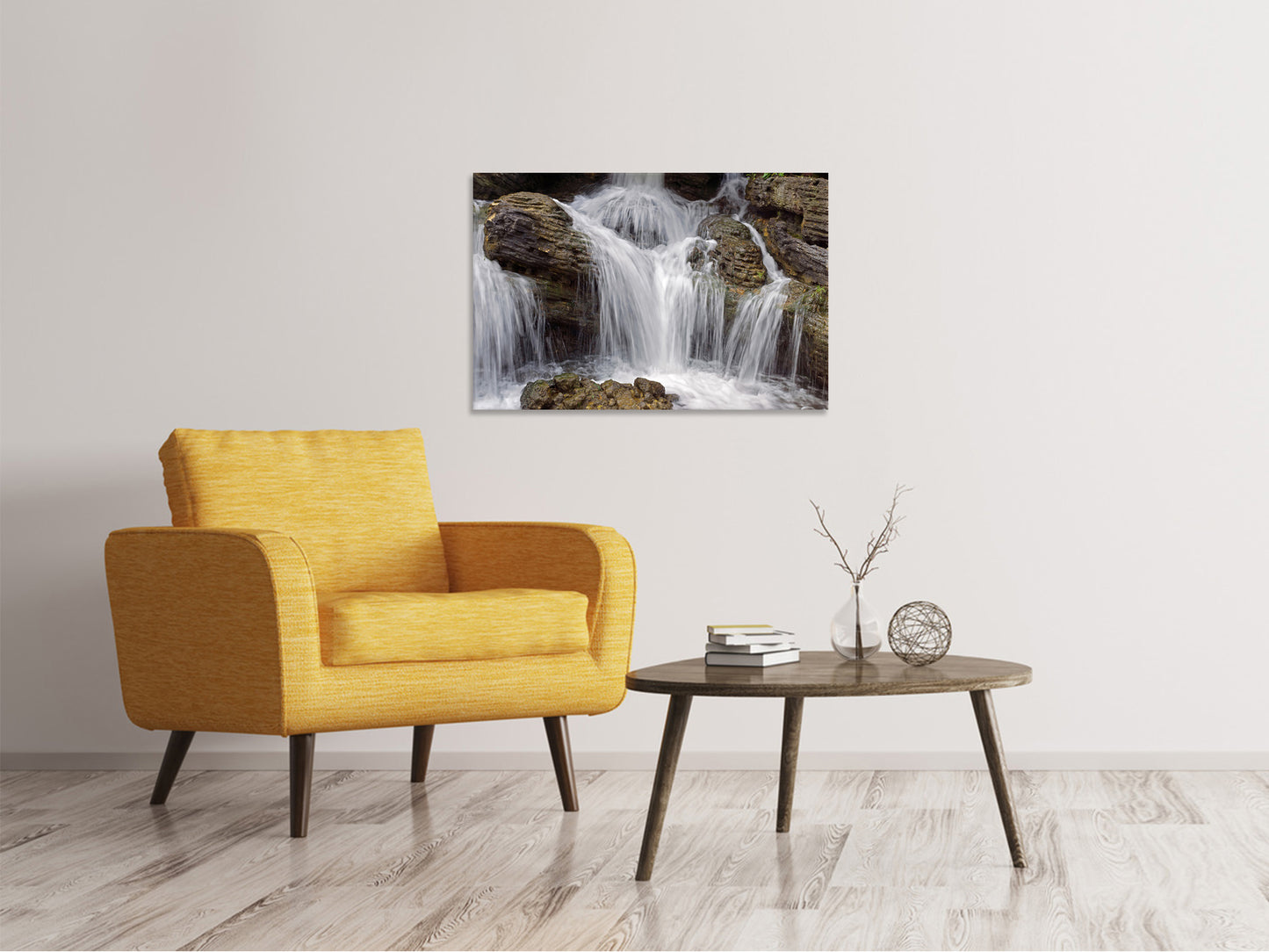 Leinwandbild Wasserfall XXL