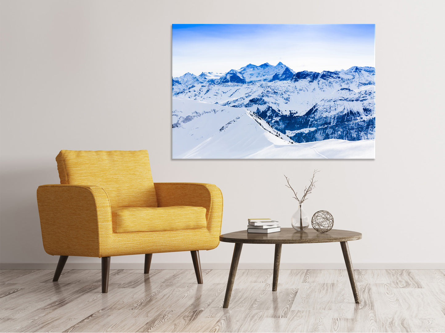 Leinwandbild Die Schweizer Alpen