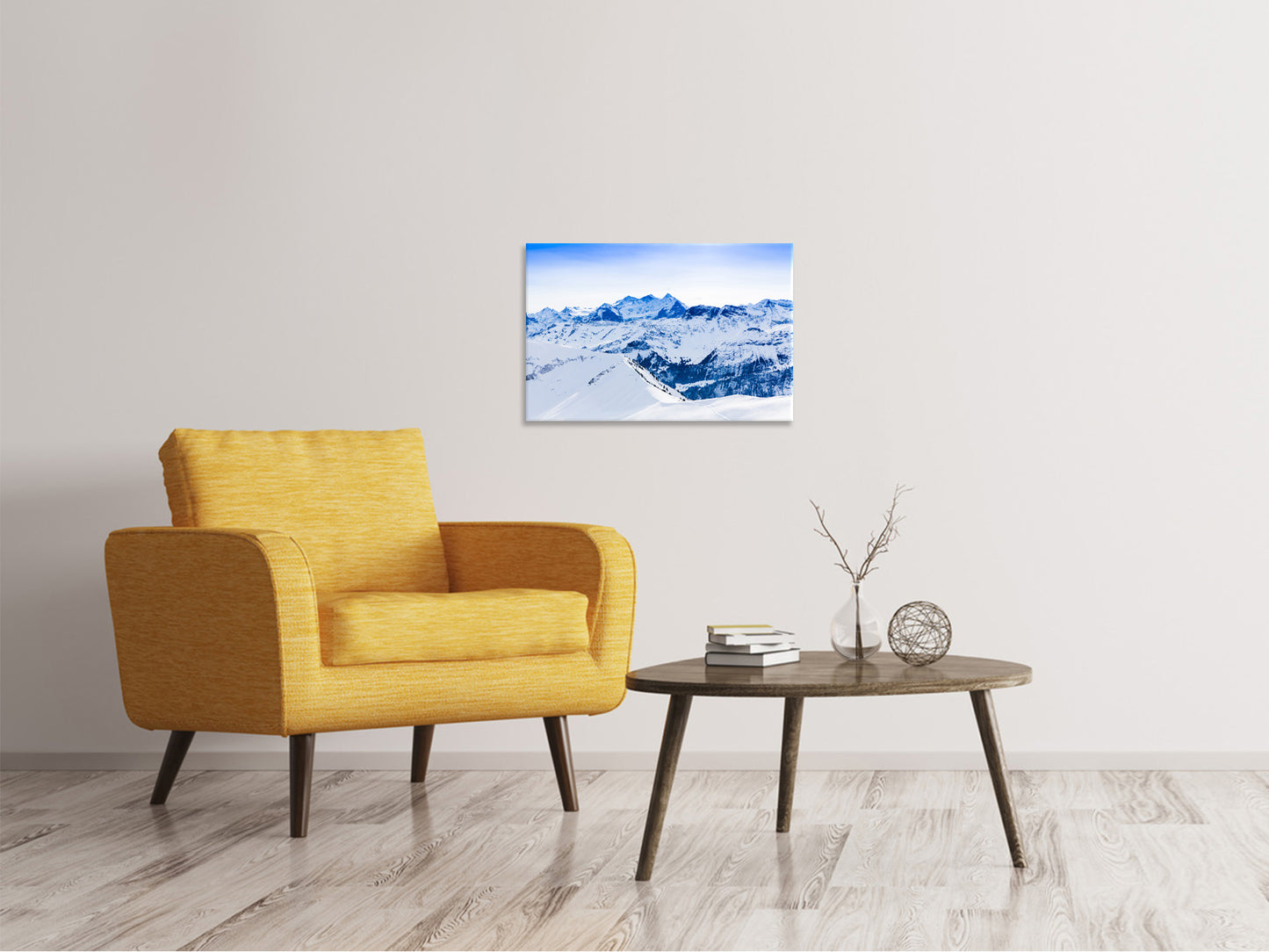 Leinwandbild Die Schweizer Alpen