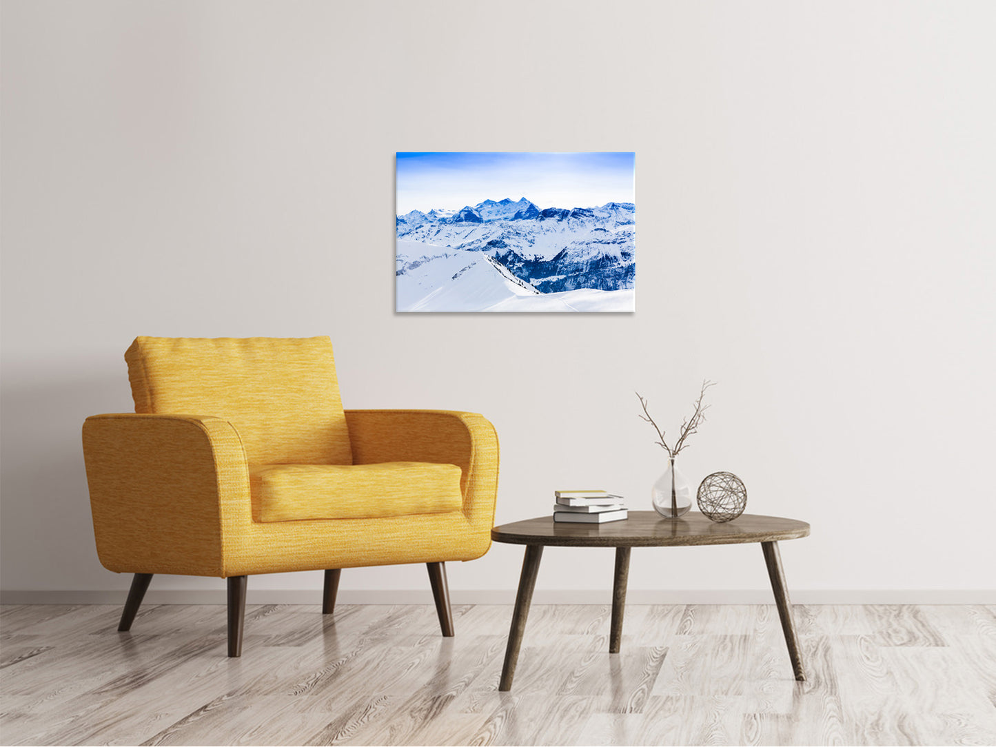 Leinwandbild Die Schweizer Alpen