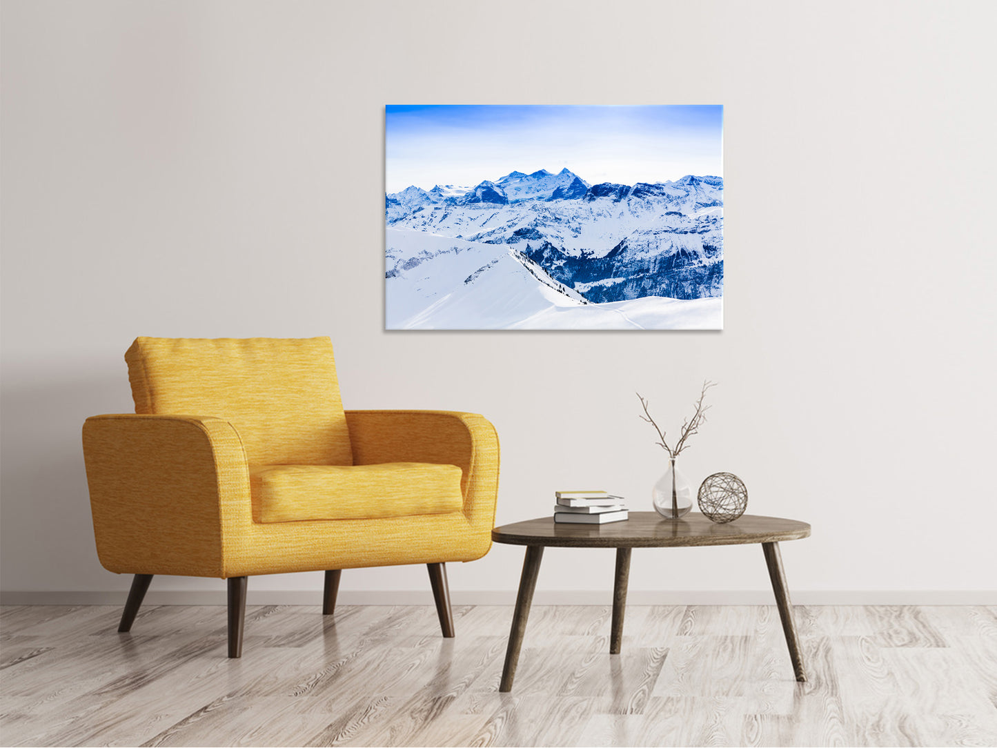 Leinwandbild Die Schweizer Alpen