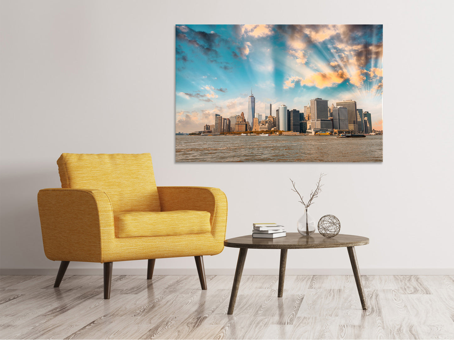 Leinwandbild Skyline New York from the other Side