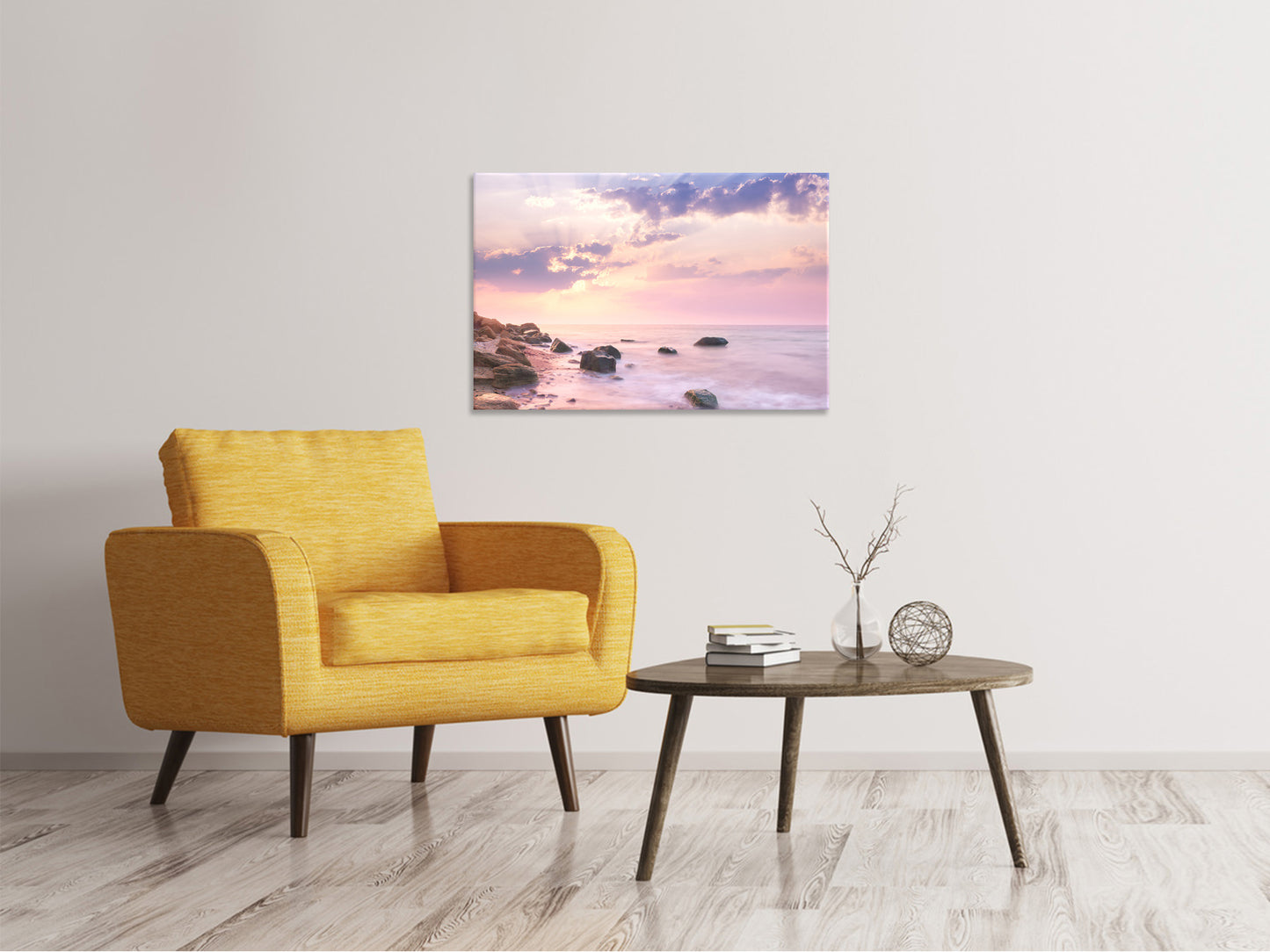 Leinwandbild Sonnenaufgang am Meer