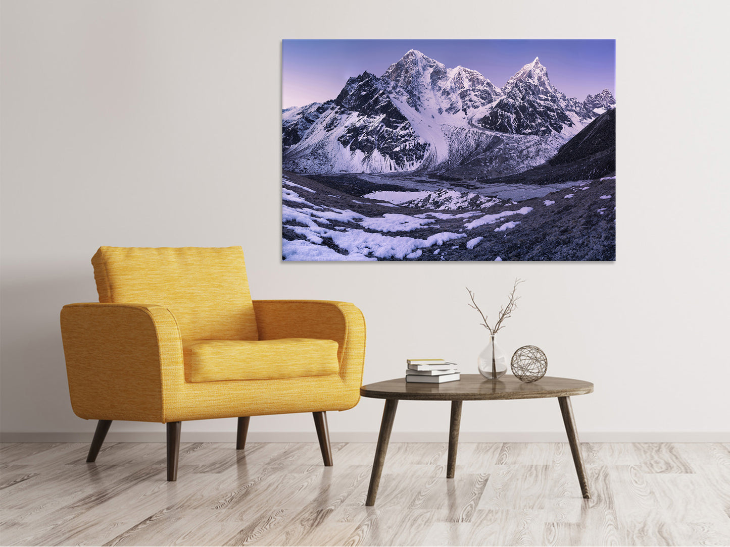 Leinwandbild Taboche und Cholatse